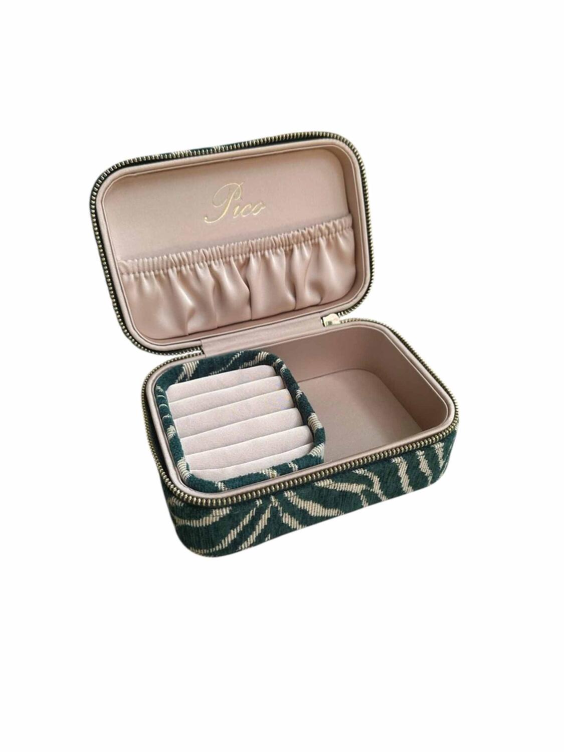 Smykkeskrin, stor - Green Zebra